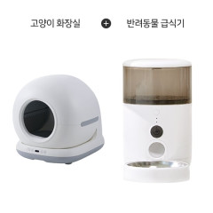 [페페] 고양이 IoT 스마트 자동 화장실 + 카메라 자동 급식기
