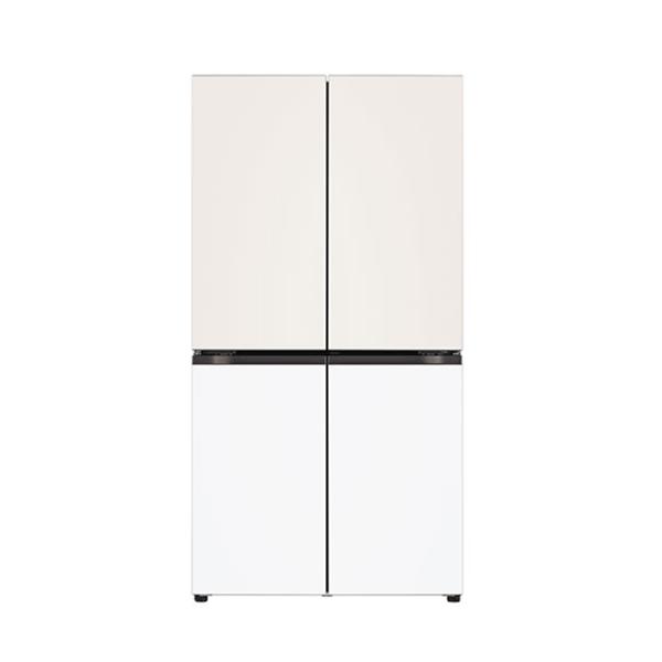 디오스 오브제컬렉션 STEM 860L 4도어 냉장고 베이지/크림화이트 냉장고렌탈