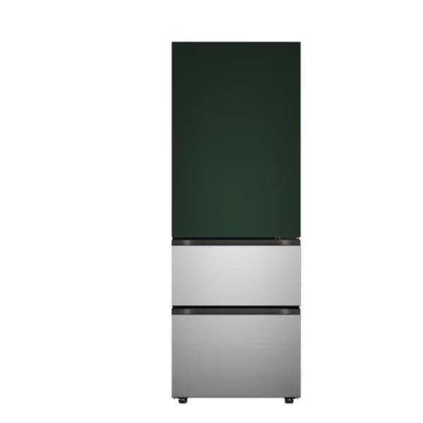 디오스 오브제컬렉션 김치톡톡 Fit & Max 3도어 김치냉장고 324L 솔리드 그린/솔리드 실버 김치냉장고렌탈