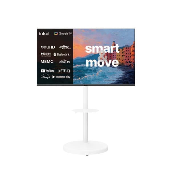 DLG120Hz 구글 5.0 스마트 무빙TV 55인치+삼탠바이미 거치대 TV렌탈