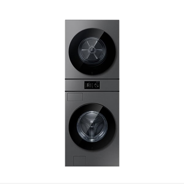 비스포크 AI 원바디 세탁기 24kg + 건조기 22kg (다크스틸) 세탁기+건조기렌탈