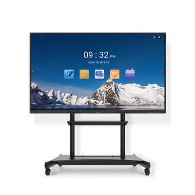 4K UHD 스마트 안드로이드 9.0 전자칠판 86인치 + 이동형 브라켓 포함 전자칠판렌탈