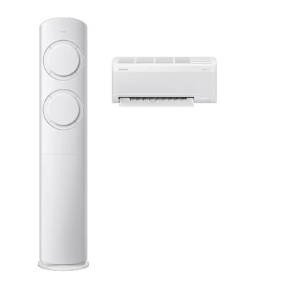 AI Q9000 청정 2in1 에어컨 17평형+6평형 (화이트) 투인원렌탈